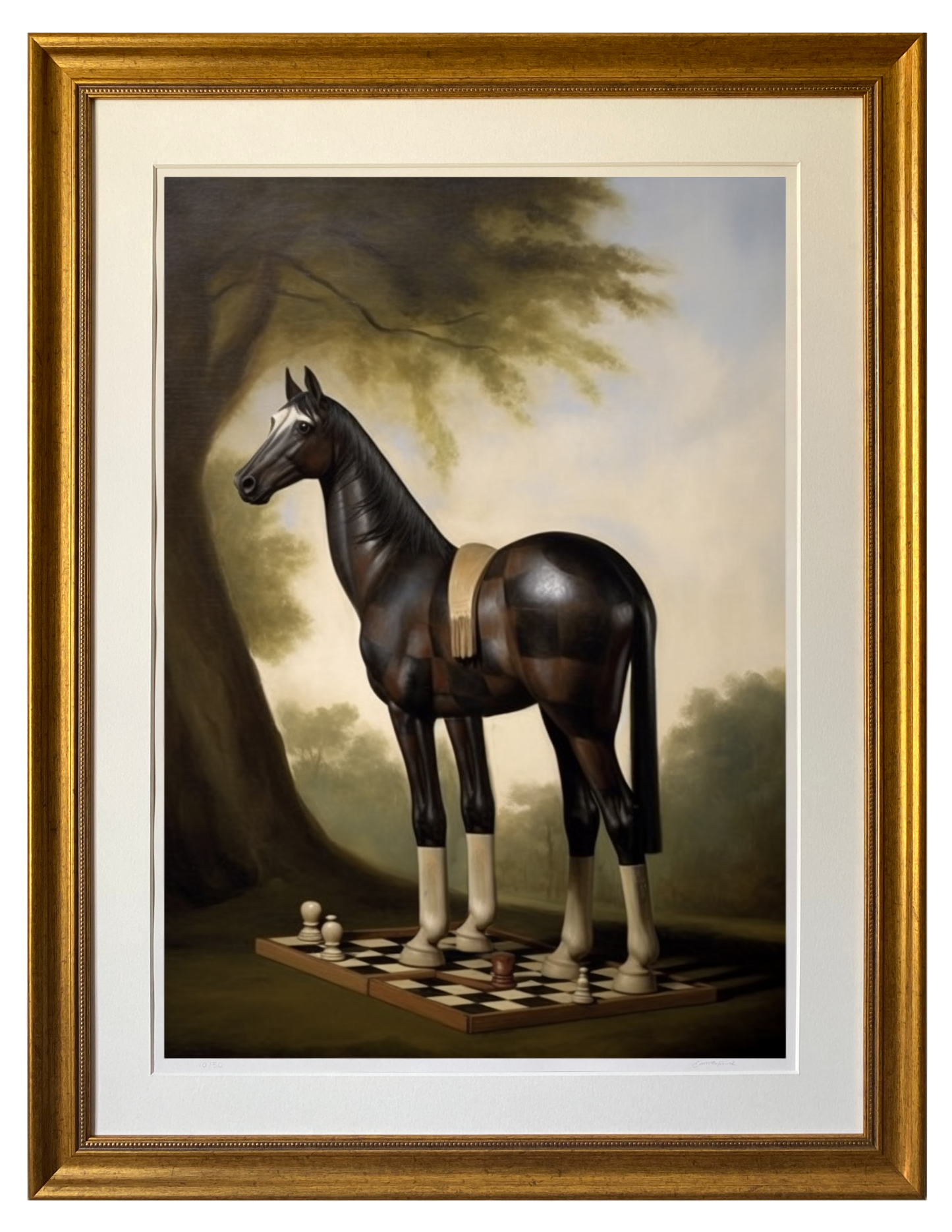 The horse